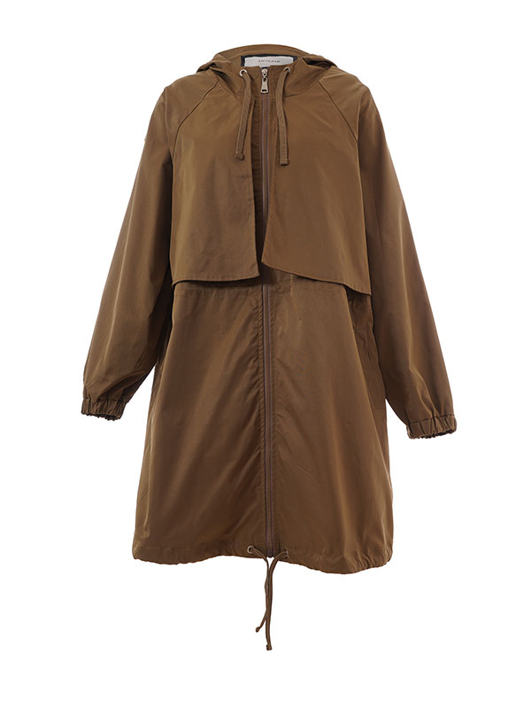 JUDIE - Plus Size Coat fra Gozzip