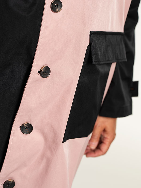 JULLA - Plus Size Coat fra Gozzip