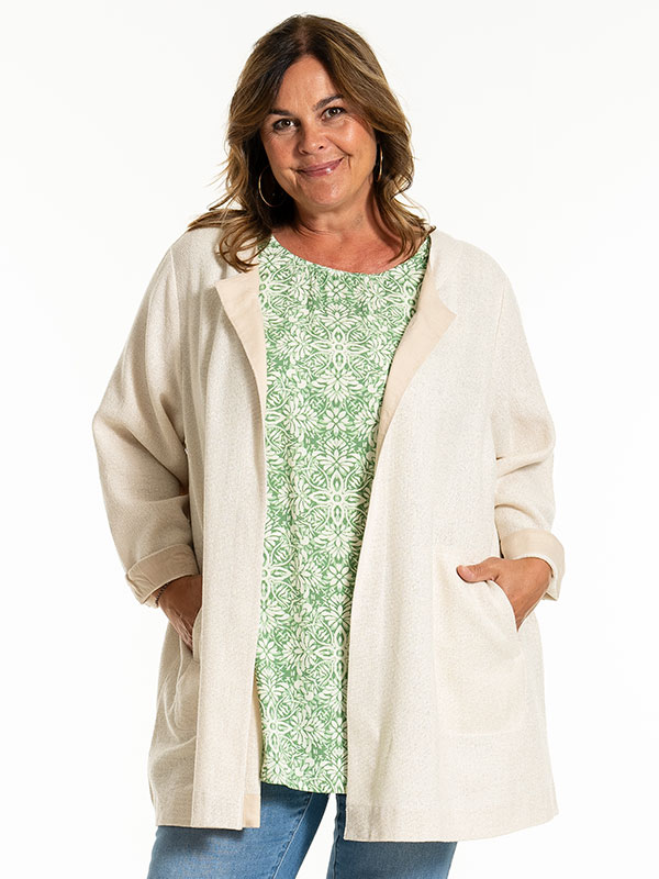 JOSEFIN - Plus Size Cardigan fra Gozzip