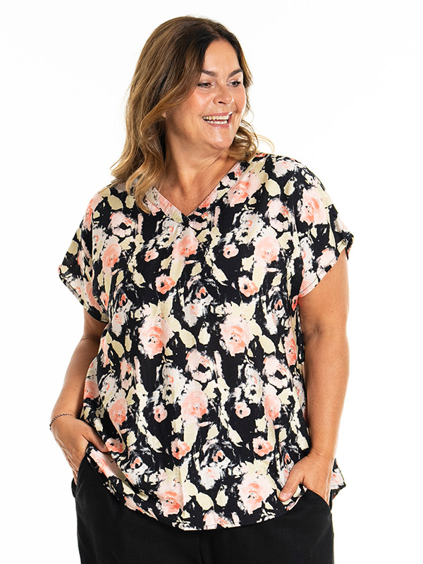 JEAN - Plus Size Blouse fra Gozzip