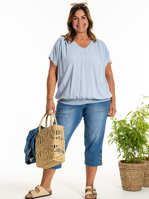 KASSANDRA - Plus Size Blouse fra Gozzip