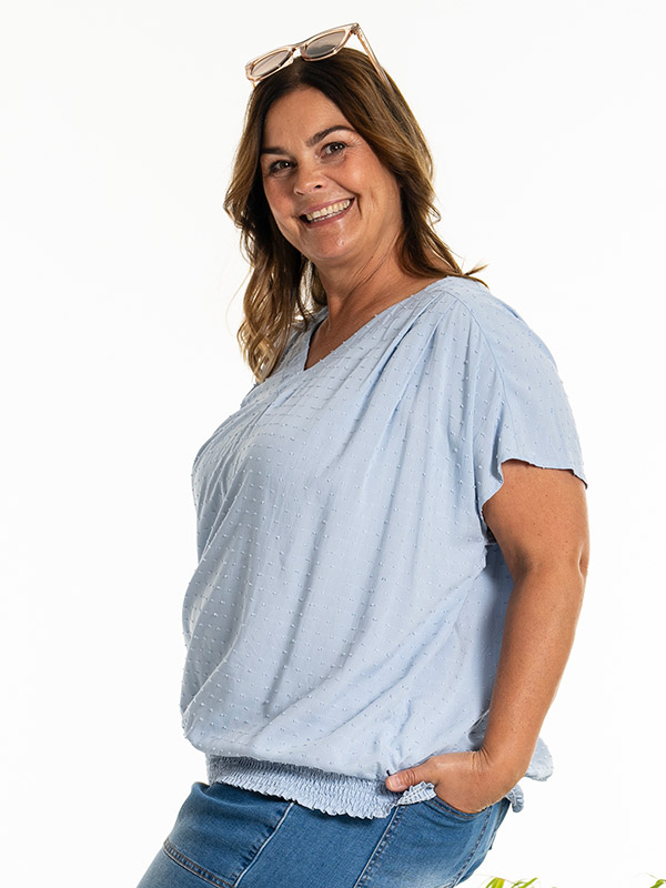 KASSANDRA - Plus Size Blouse fra Gozzip