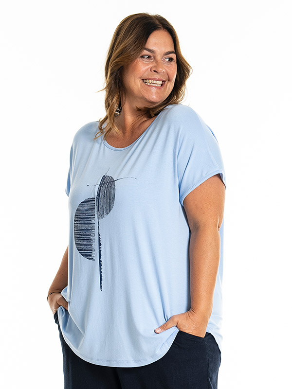 GITTE - Plus Size T-shirt fra Gozzip