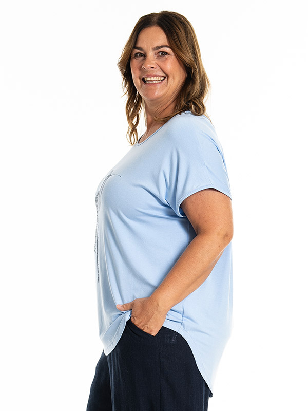 GITTE - Plus Size T-shirt fra Gozzip