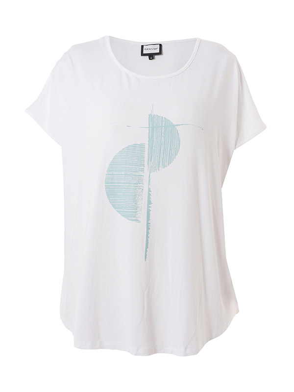GITTE - Plus Size T-shirt fra Gozzip