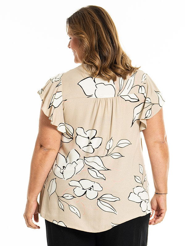 KATHLA - Plus Size Blouse fra Gozzip