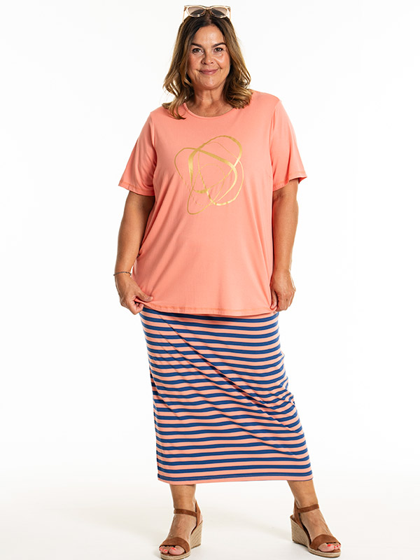 PENNIE - Plus Size Skirt fra Gozzip