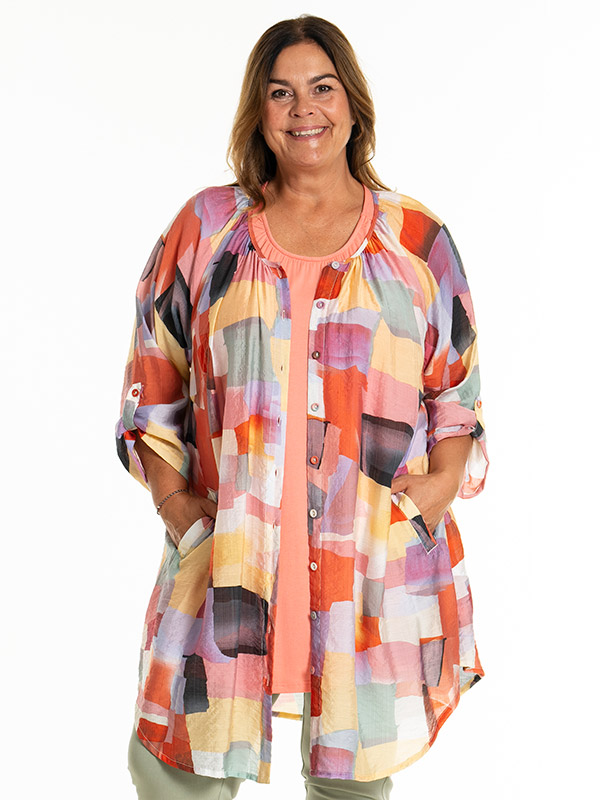 KEZIA - Plus Size Tunic fra Gozzip