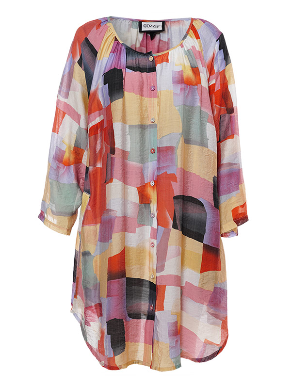 KEZIA - Plus Size Tunic fra Gozzip
