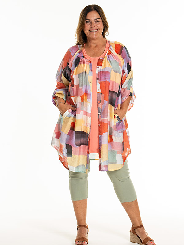 KEZIA - Plus Size Tunic fra Gozzip