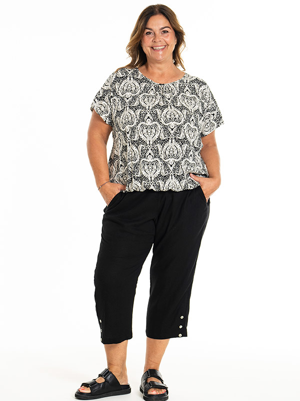 ELISE - Plus Size Blouse fra Gozzip