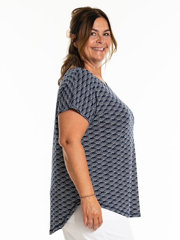 GITTE - Plus Size T-shirt fra Gozzip