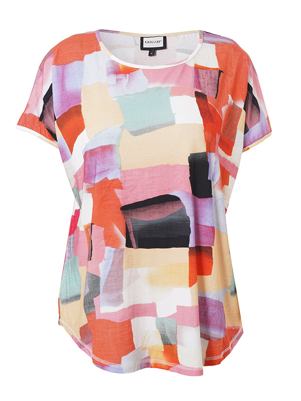 GITTE - Plus Size T-shirt fra Gozzip