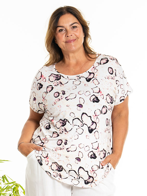 GITTE - Plus Size T-shirt fra Gozzip