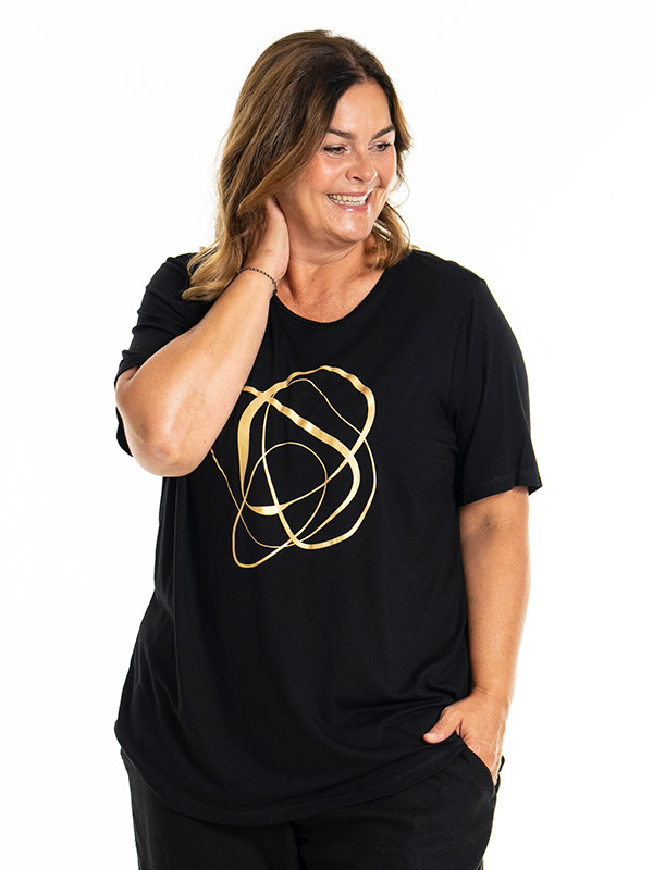 BIRKA - Plus Size T-shirt fra Gozzip