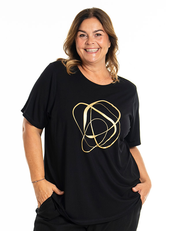 BIRKA - Plus Size T-shirt fra Gozzip