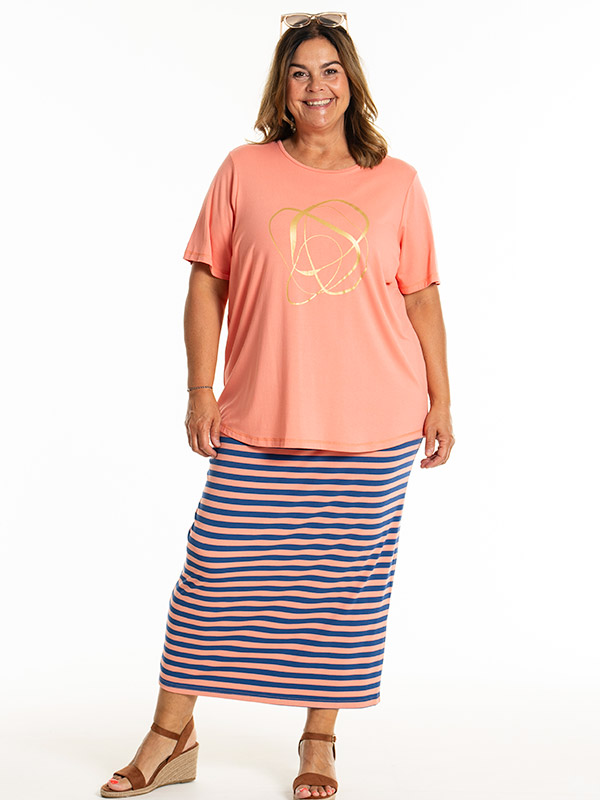 BIRKA - Plus Size T-shirt fra Gozzip