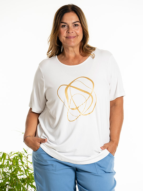 BIRKA - Plus Size T-shirt fra Gozzip