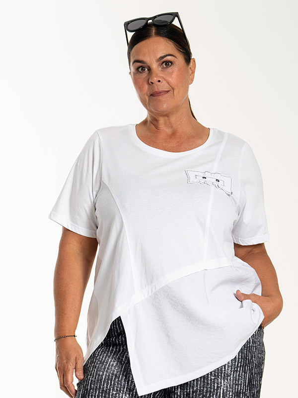 LøKKE - Plus Size T-shirt fra Gozzip Black