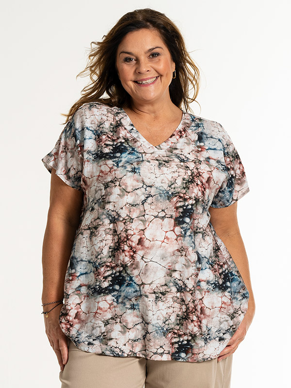 JEAN - Plus Size Blouse fra Gozzip