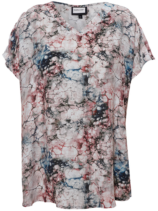 JEAN - Plus Size Blouse fra Gozzip