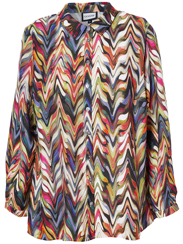 KARINA - Plus Size Shirt fra Gozzip