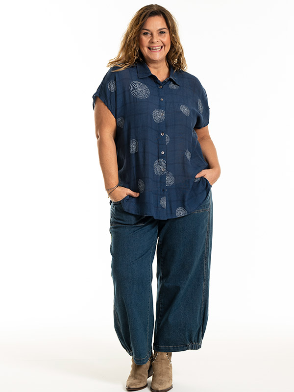 KAISA - Plus Size Shirt fra Gozzip