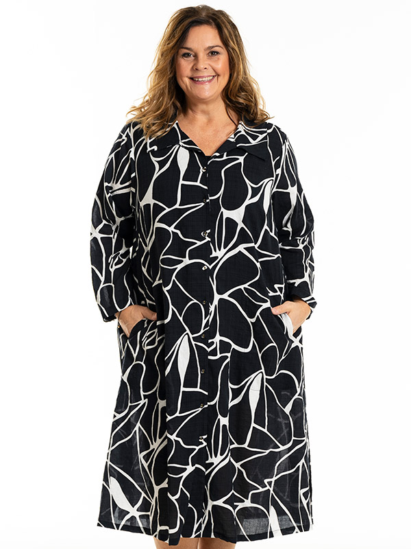 MILLA - Plus Size Dress fra Gozzip