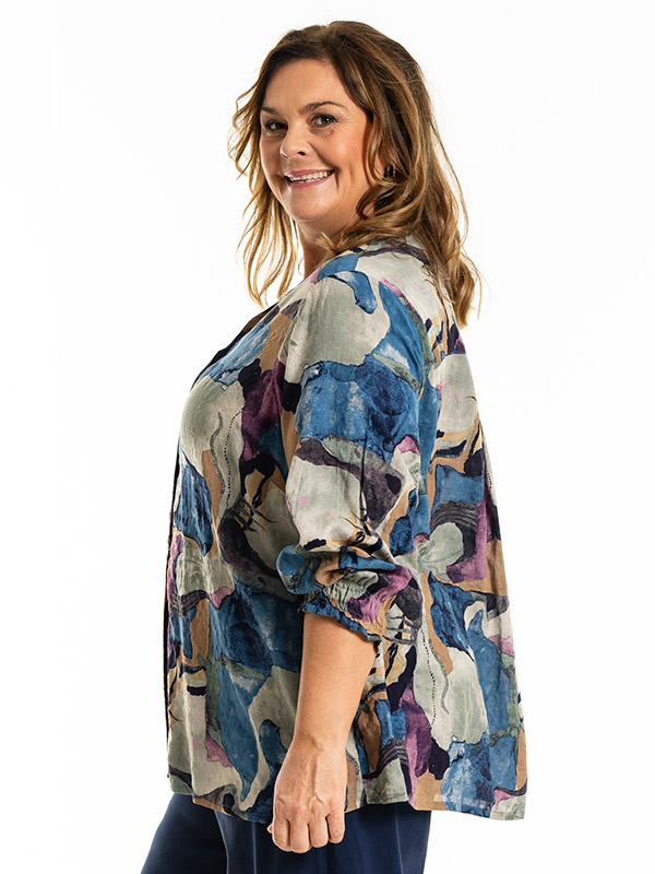 GHITA - Plus Size Blouse fra Gozzip