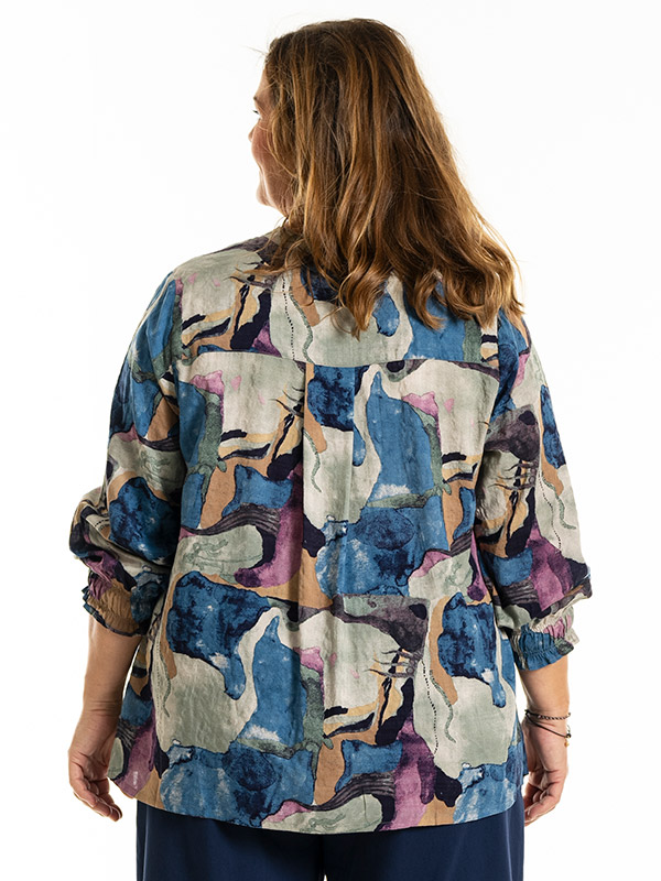 GHITA - Plus Size Blouse fra Gozzip