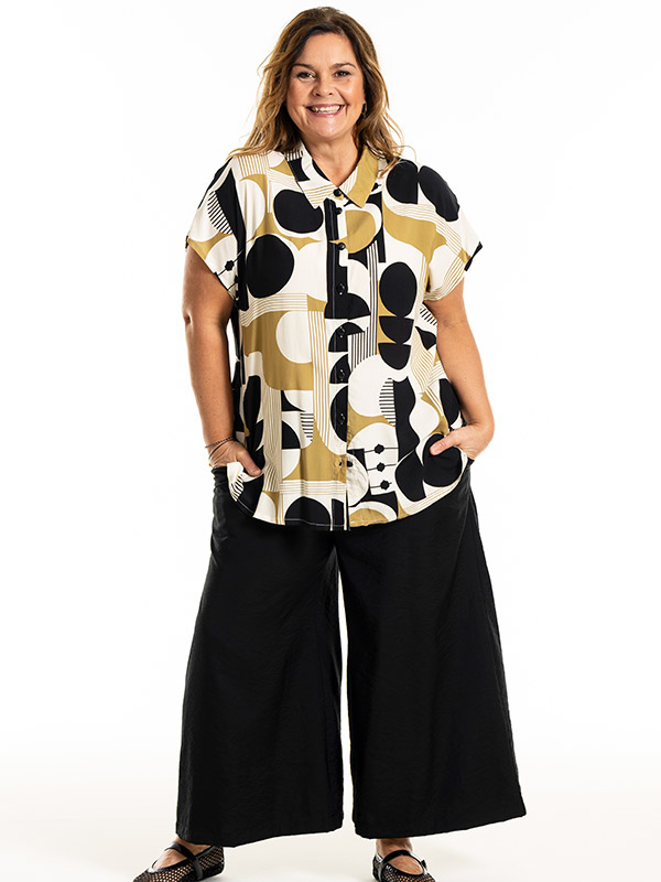 KAISA - Plus Size Shirt fra Gozzip