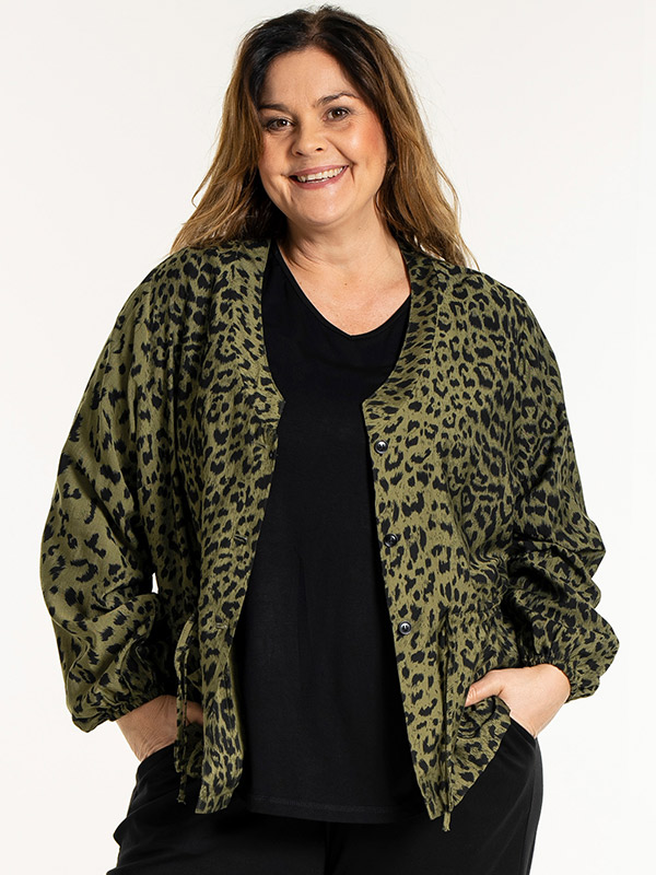 ELLIE - Plus Size Jacket fra Gozzip
