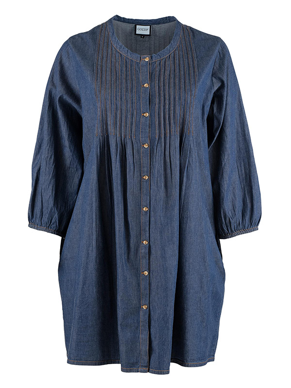 JOHANNE - Plus Size Tunic fra Gozzip