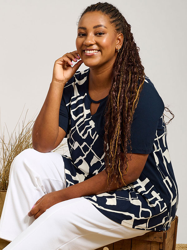 MAGRETHE SIA - Plus Size Blouse fra Pont Neuf