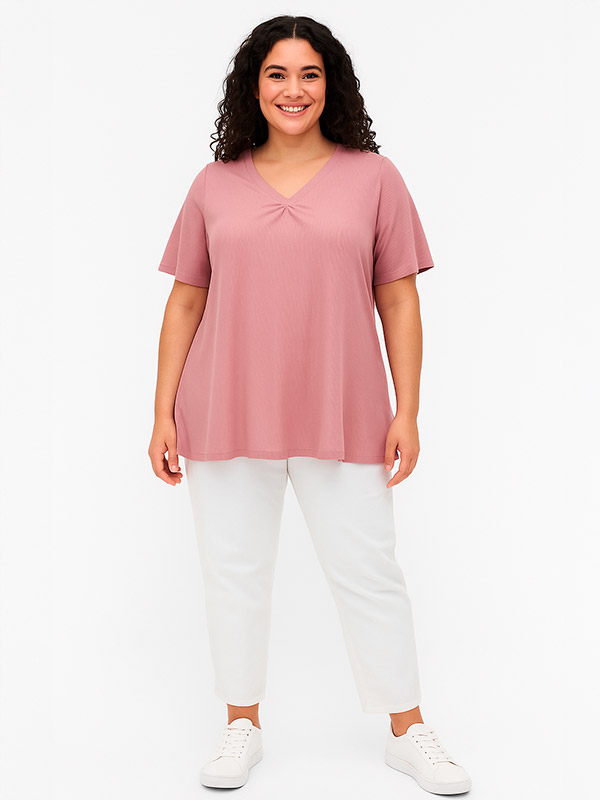 LYKKE  - Plus Size T-shirt fra Studio