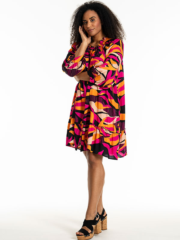 JEANETT - Plus Size Dress fra Studio