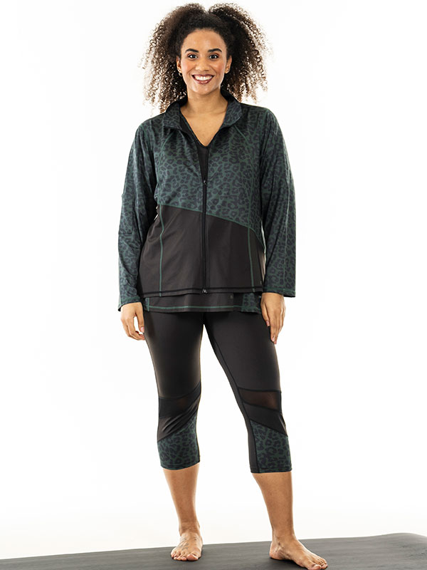 FITNESS - Plus Size Training jacket fra Studio