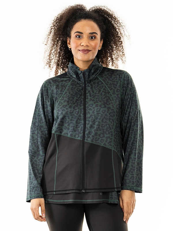 FITNESS - Plus Size Training jacket fra Studio