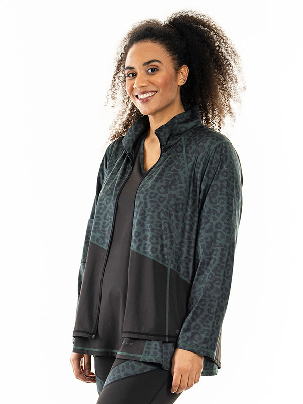 FITNESS - Plus Size Training jacket fra Studio