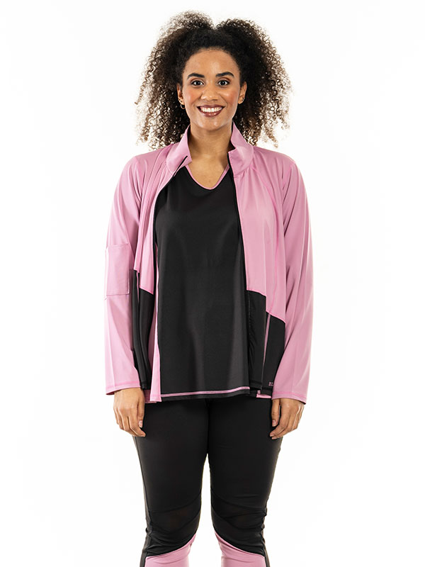 FITNESS - Plus Size Training jacket fra Studio