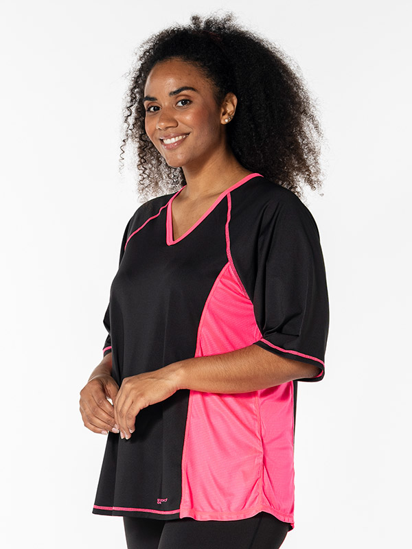 FITNESS - Plus Size Training blouse fra Studio