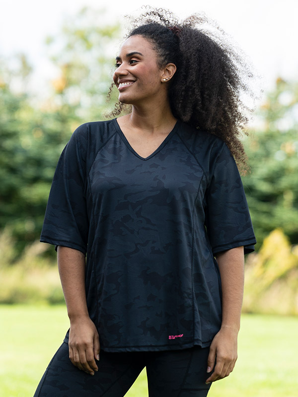 FITNESS - Plus Size Training blouse fra Studio