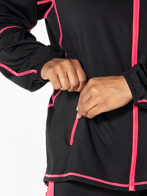 FITNESS - Plus Size Training jacket fra Studio