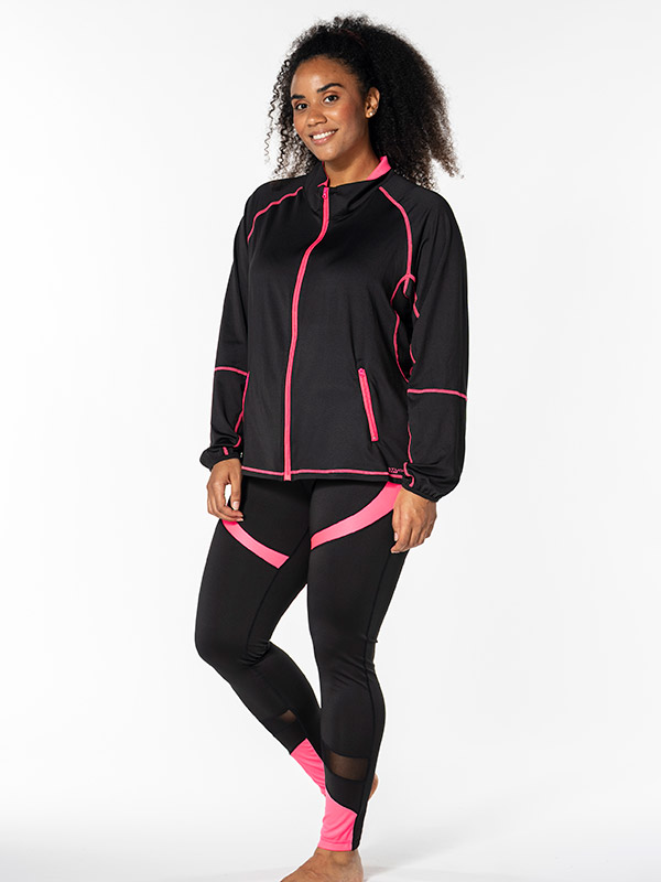 FITNESS - Plus Size Training jacket fra Studio