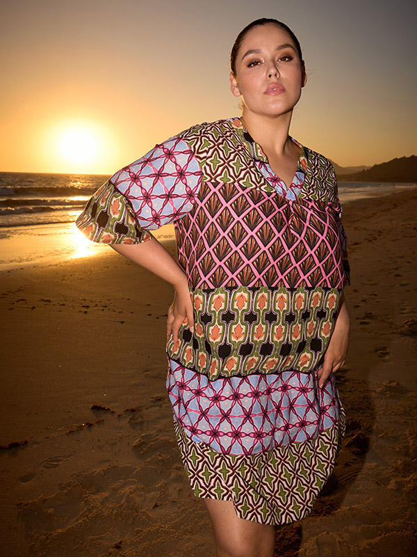 WA-MELIKA - Plus Size Tunic fra Wasabi Concept