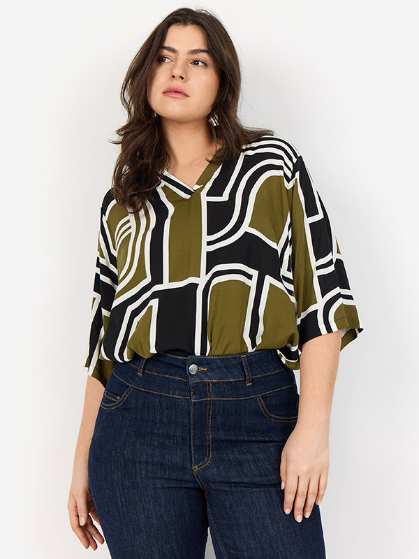 WA-NATALIE - Plus Size Blouse fra Wasabi Concept