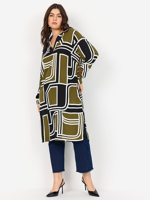 WA-NATALIE - Plus Size Tunic fra Wasabi Concept