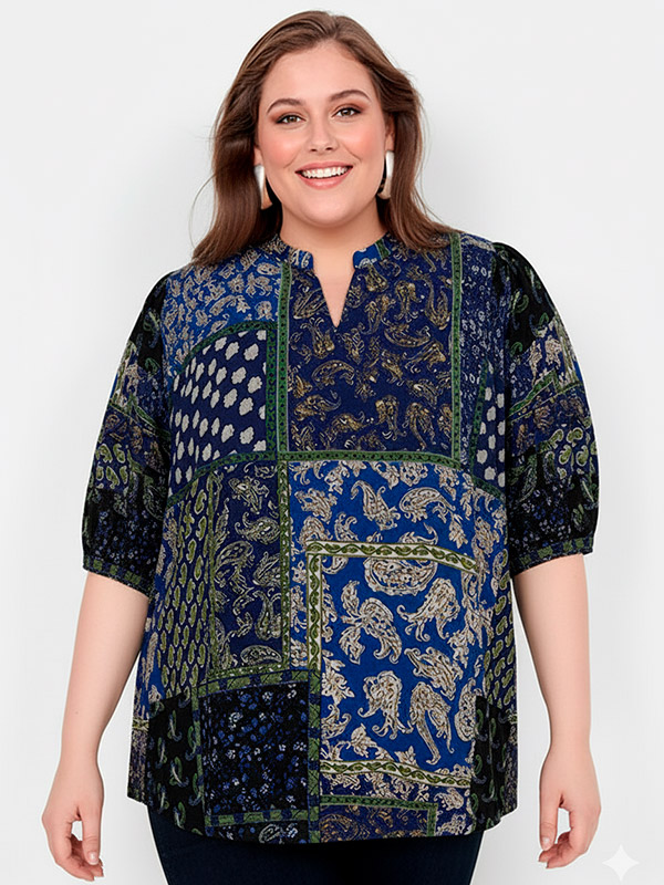 WA-NEA - Plus Size Blouse fra Wasabi Concept