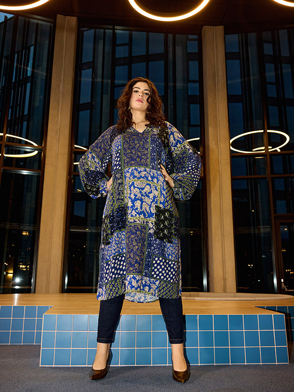 WA-NEA - Plus Size Dress fra Wasabi Concept