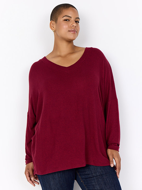 WA-SIMONE - Plus Size Sweater fra Wasabi Concept